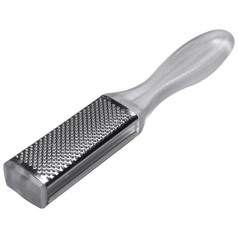 1 Pc Stainless Steel Dual Sided Foot Rasp File - Dead Skin Remover and Scrub for Smooth Feet