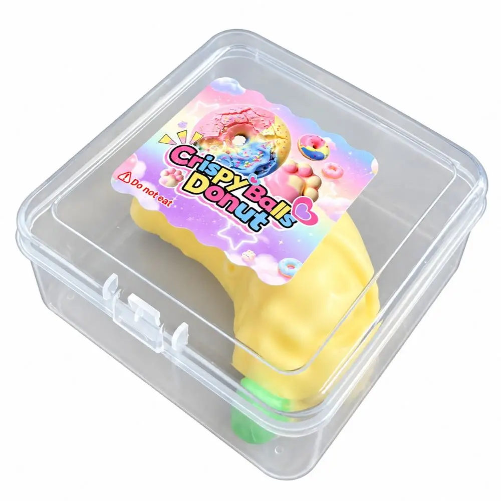 Banana Wax Cracking Squeeze Toy Crispy Feel Crackable Texture Crispy Stress Balls Handmade Craft Sensory Squeeze Toy