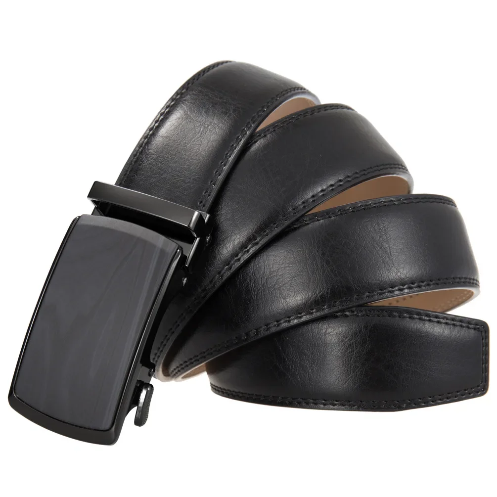 Plyesxale Brand Cow Leather Mens Belt Automatic Luxury Belts For Men 2026 Formal Fashion Designer High Quality Men's Belt B1235