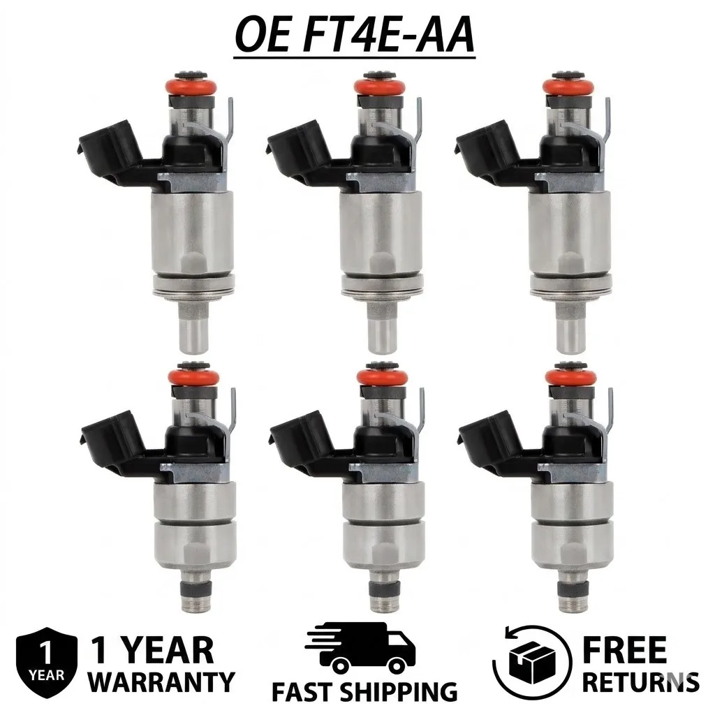 

6Pcs Brand New GDI Fuel Injectors CM5238 For Ford F-150 Edge Lincoln Continental 2.7L 3.0L FT4Z-9F593-A EcoBoost Set