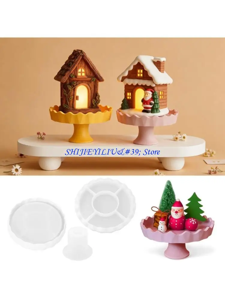 E21F Safe Silicone Mold With Lace Design for High Low Temperature Baking