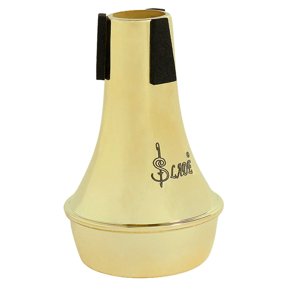 Horn Mute Practice Beginner Trumpet Trompette Musical Instrument Supplies Golden ABS