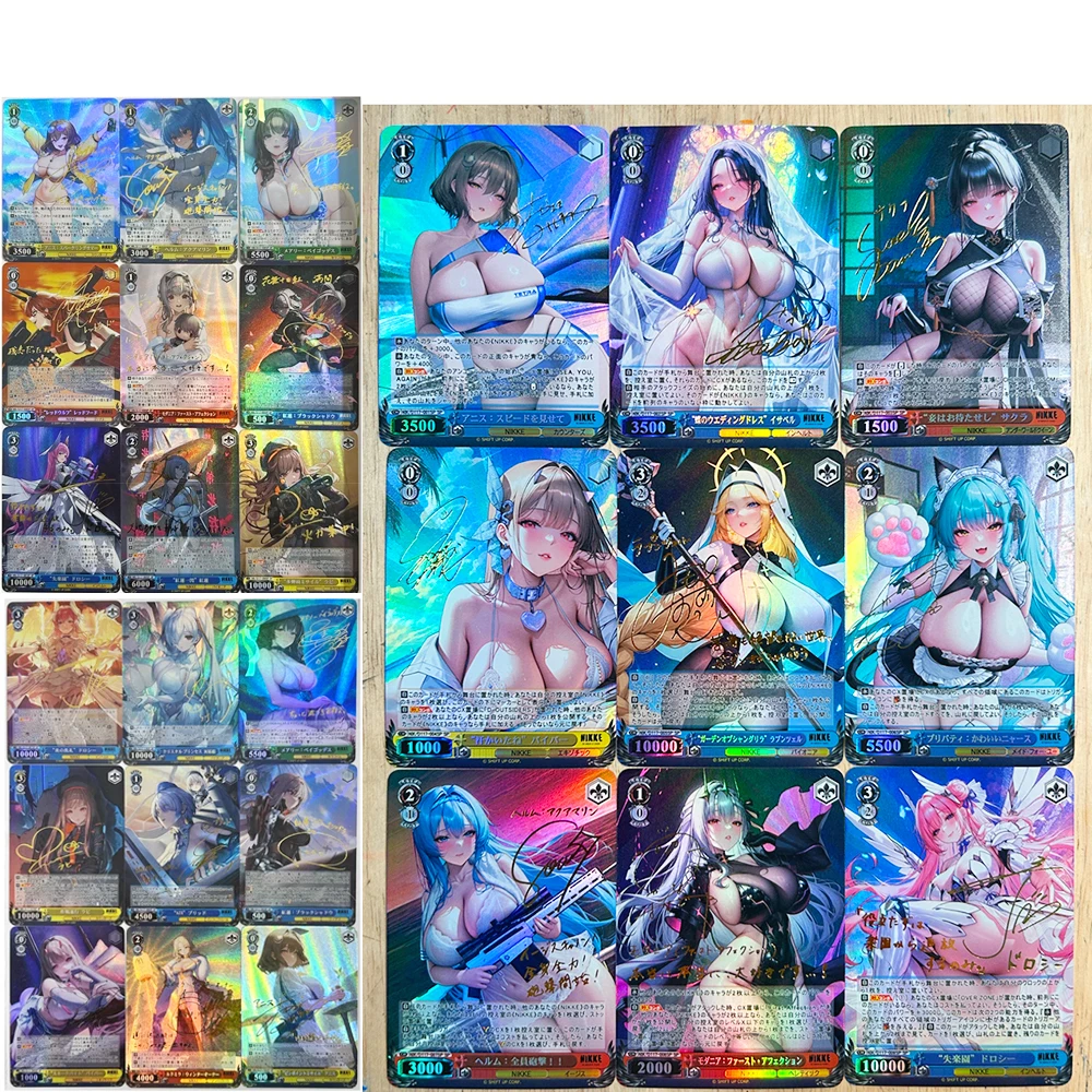 

BLBU WS Cards NIKKE SP5 Weiss Schwarz Card NIKKE SEC SSP Sexy Swimsuit ACG Weib Game Signature Card Diy Anime Collectible Cards
