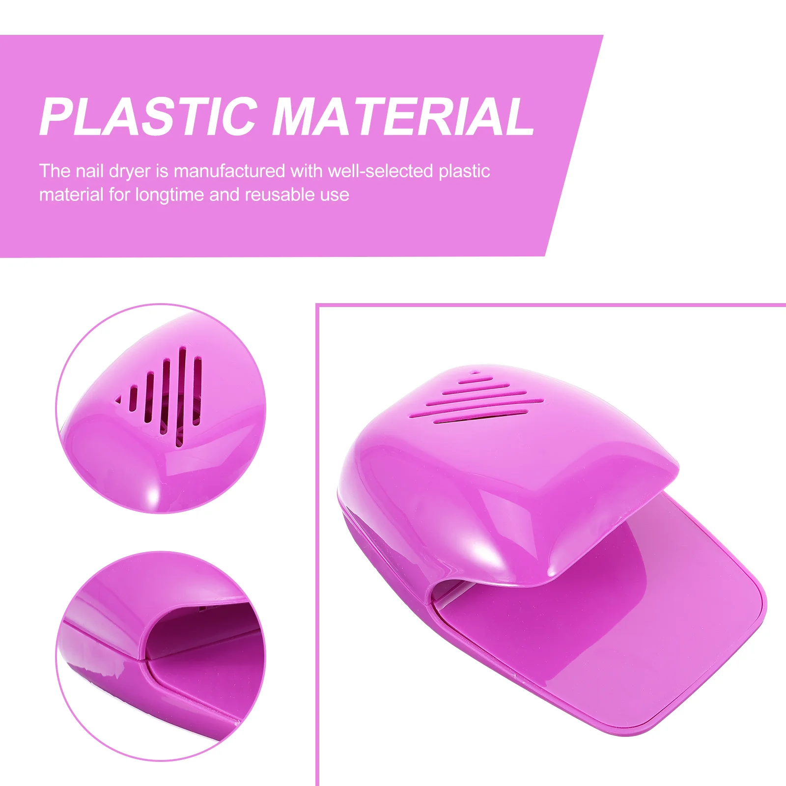 Mini Draagbare Nageldroger Fan Voor Gel Regelmatige Polish Sneldrogende Blower Tool Voor Salons Diy Scholen Reizen Nail Art Droge Machine