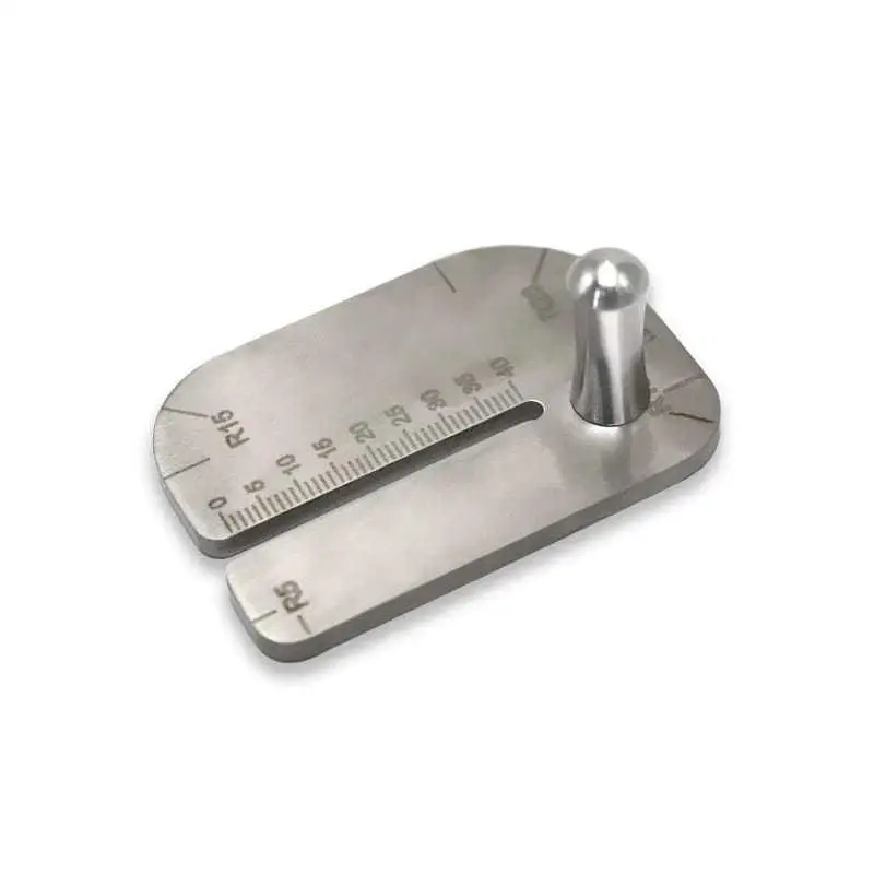 ~Leather Stitching Punch Aid Plate Leather Working Tools For Pull Up Prong Punch Stainless Steel Claw Punch Partner