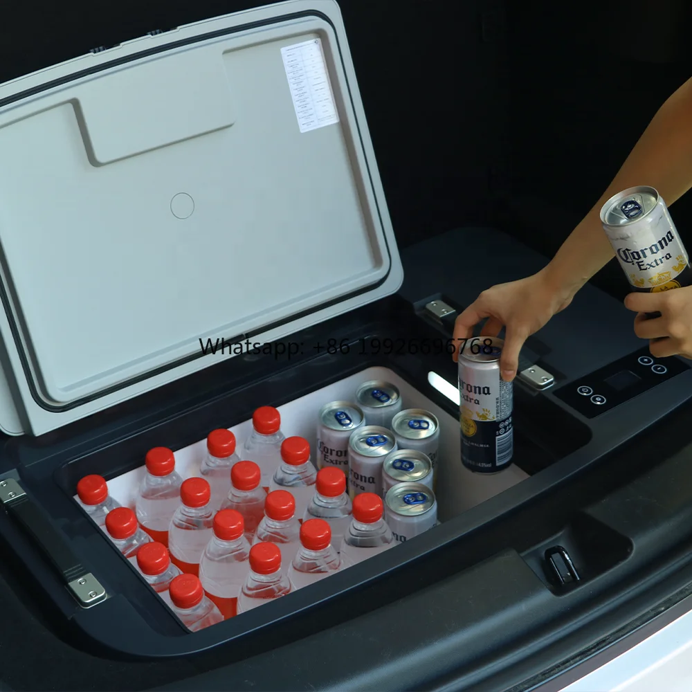 

Dc 12v Car Portable Fridge Freezer Refrigerator for Model Y factory
