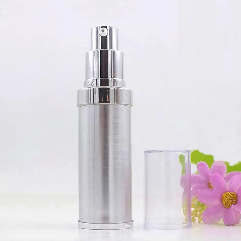 50pc X 5ml 10ml 작은 빈 Airless 펌프 병 여행 병 샘플 로션 크림 Airless 펌프 화장품 용기 튜브