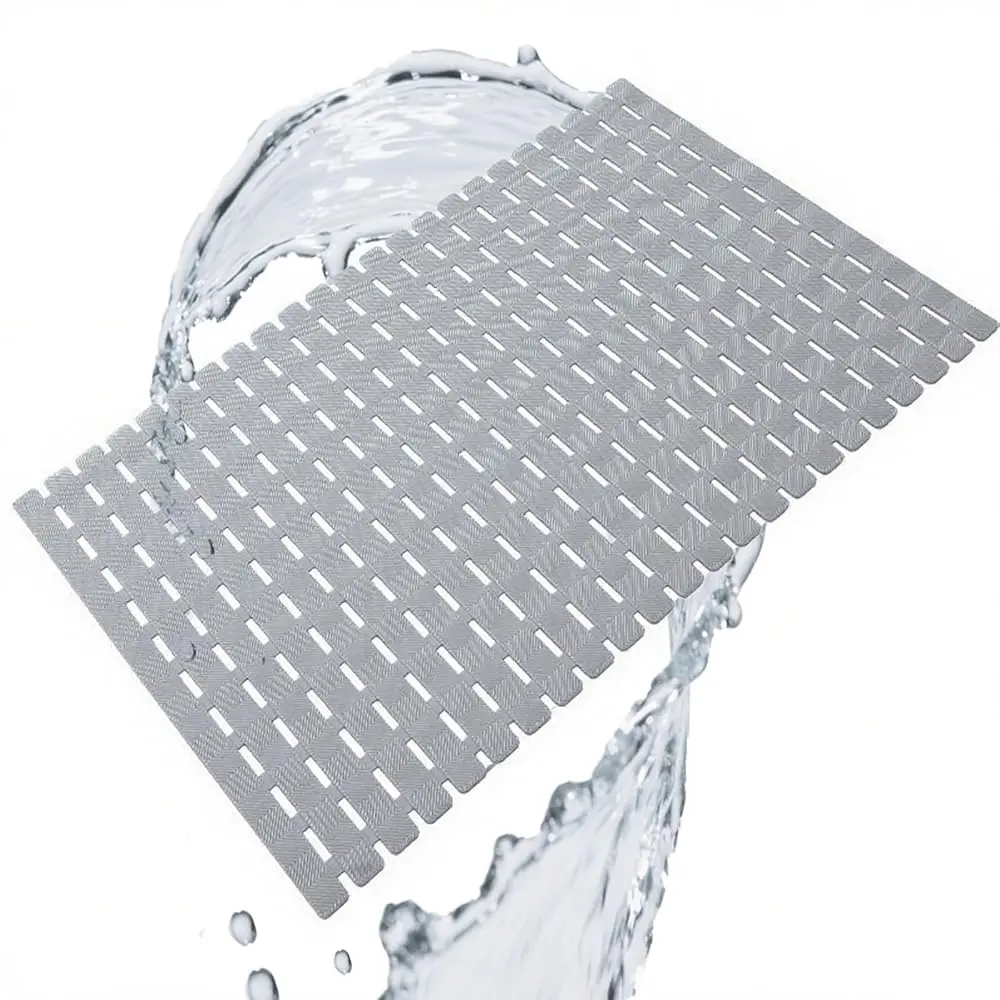 

Противоскользящий коврик для ванной 27,5 x 15,7 дюймов, для душа, с присосками, для дома, для ванной комнаты, для душа, с защитой от скольжения