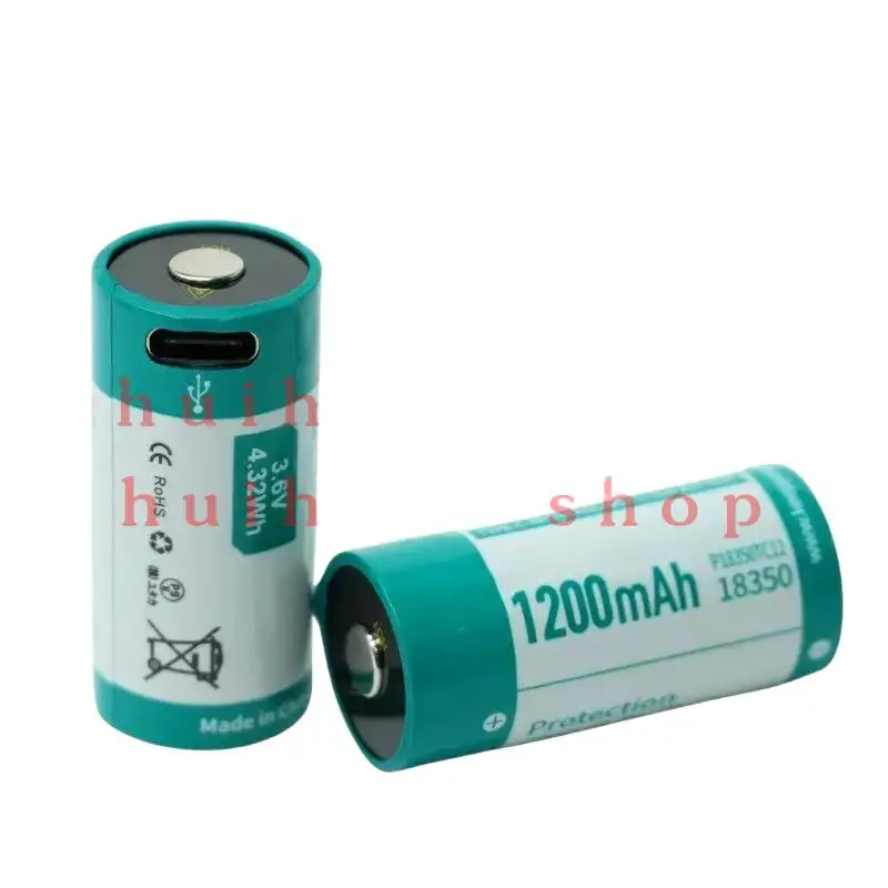 

For Keeppower P18350TC12 TYPE-C 1200mAh 18350 Battery