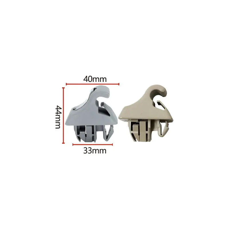 1 PC Beige or Gray Sun Visor Bracket for Pajero V90 MR779704 Sun Panel Clip for Montero V70 Hook for Pinin H60 H70 V60 V80