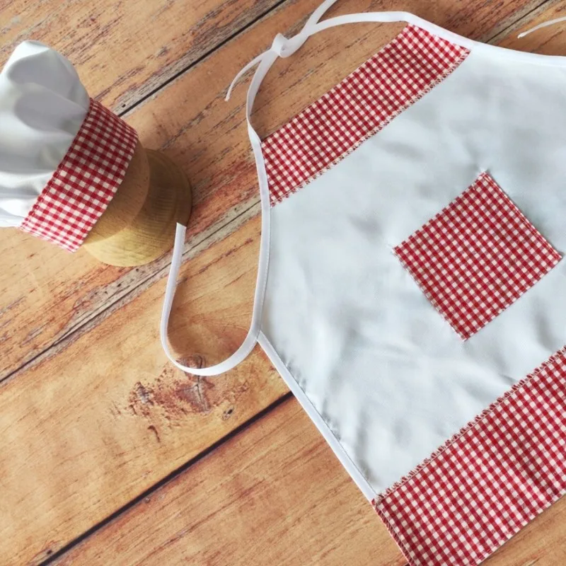 Baby Chef Photo Props Costume Baby Baker Hat and Apron Photography Props Set Baby Girl Clothes  Baby Boy Clothes