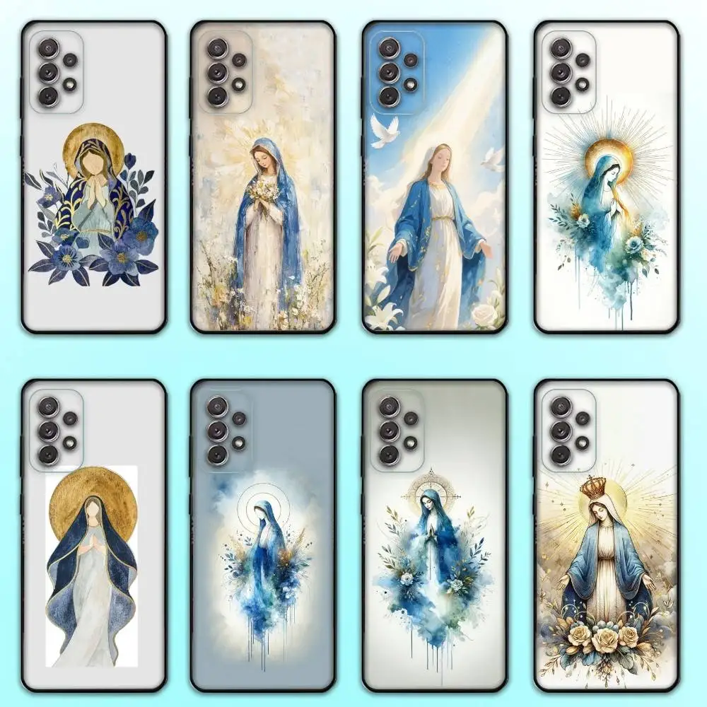 

Virgin De Guadalupe Belief Phone Case For Samsung S 25,24,23,22,30,21,10,9,Ultra,Plus,Lite,FE,4,5 G Soft Black Case