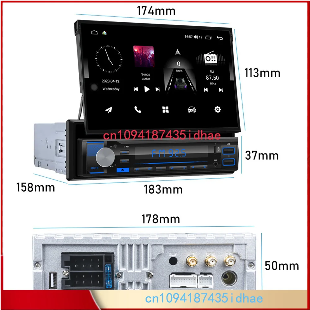 

Автоматическая выдвижная автомобильная радиостанция 7-дюймовая поддержка 4G SIM-карты 4 + 64G GPS DSP WIFI Carplay Автомобильный радиоприемник