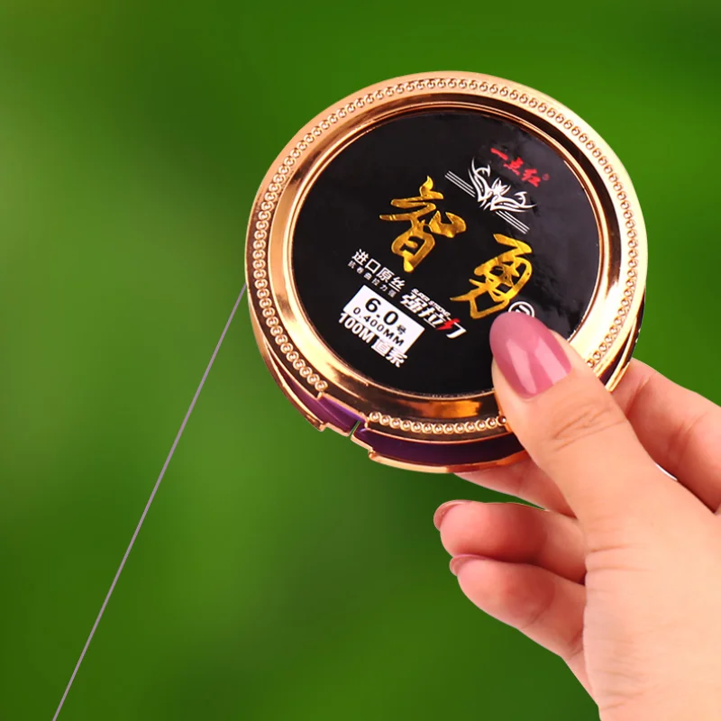 Invisible Spot Fishing Line Soft Main Sub Line Strong Wear-Resistant Nylon Protofilament Fish Line Thread Wire Fishing Equipment