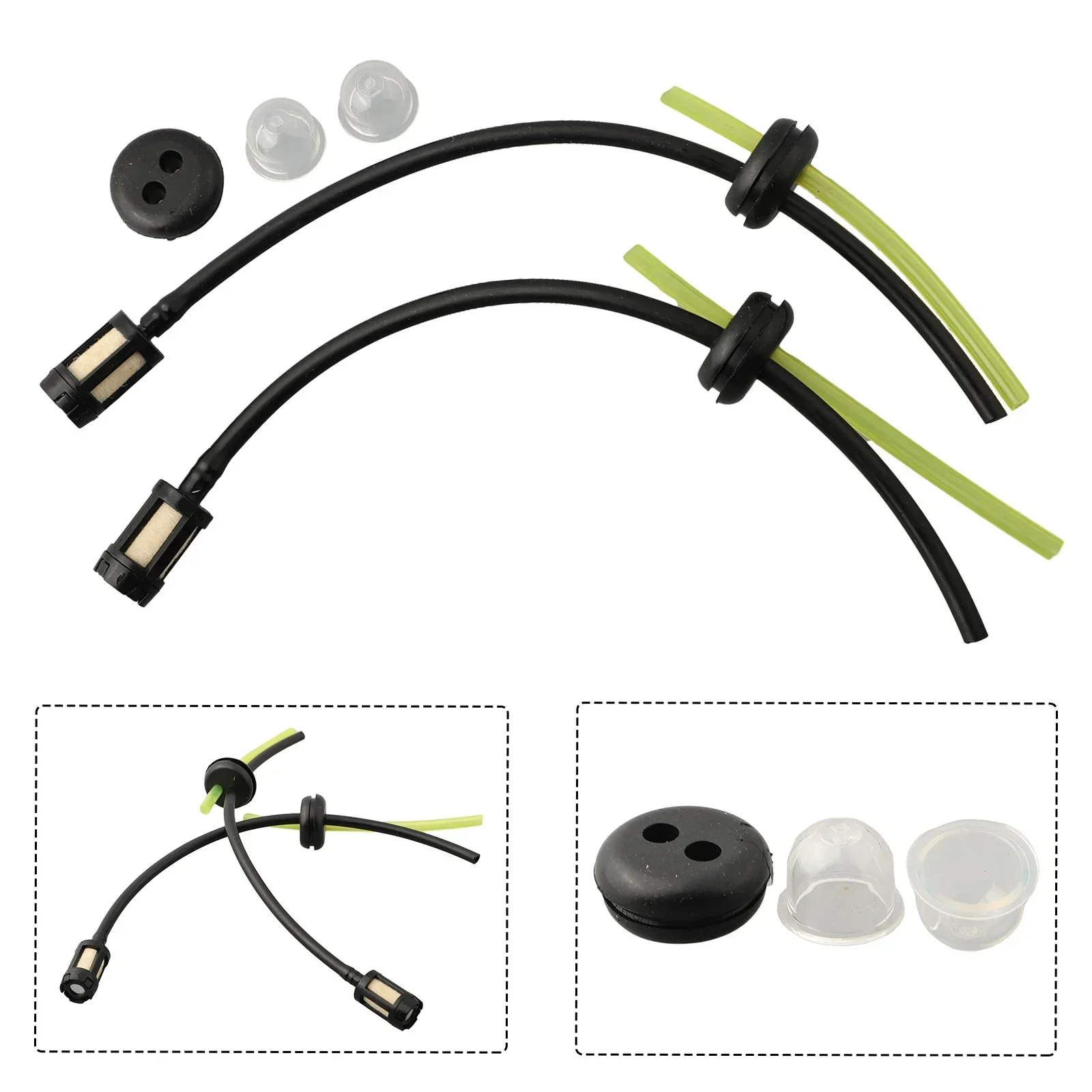 New Practical Fuel Line Set Rubber Grommet Garden Power Tools Leaf Blower Spare Parts Primer Pumps Replacement