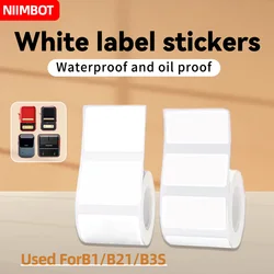 NIIMBOT B1 B21 B3S label paper clothing price label waterproof and oil resistant thermal label sticker date classification label