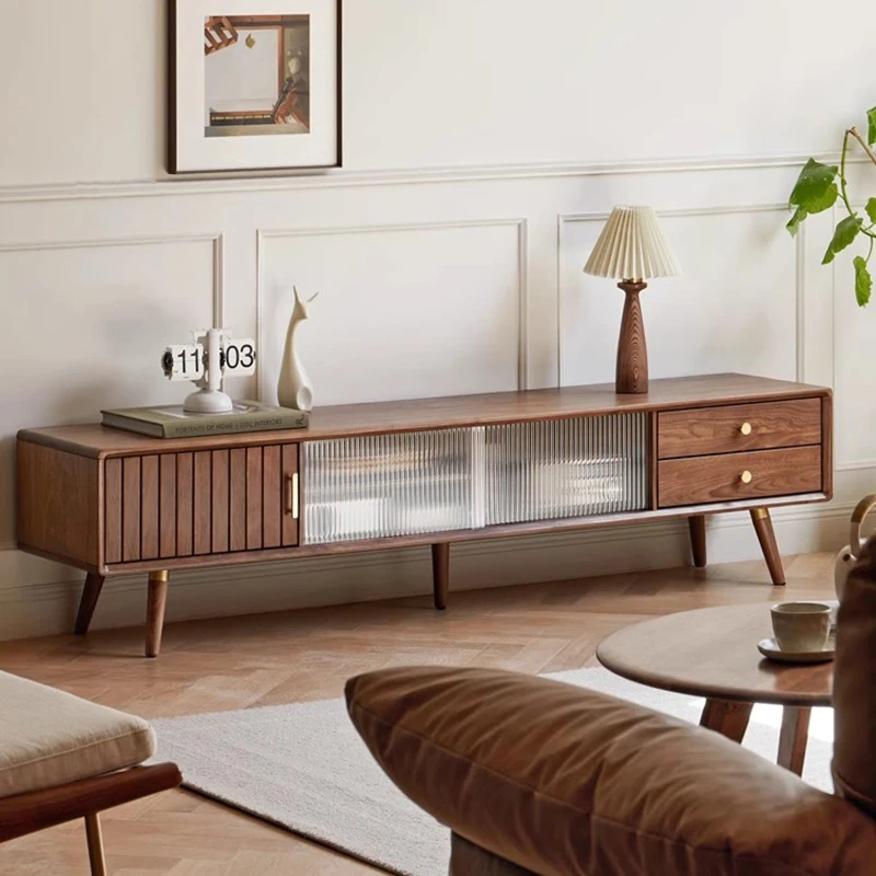 

Nordic Wood Aesthetic Tv Stands Minimalist Universal Storage Hallway Monitor Tv Table Drawers Retro Archivadores Home Furniture