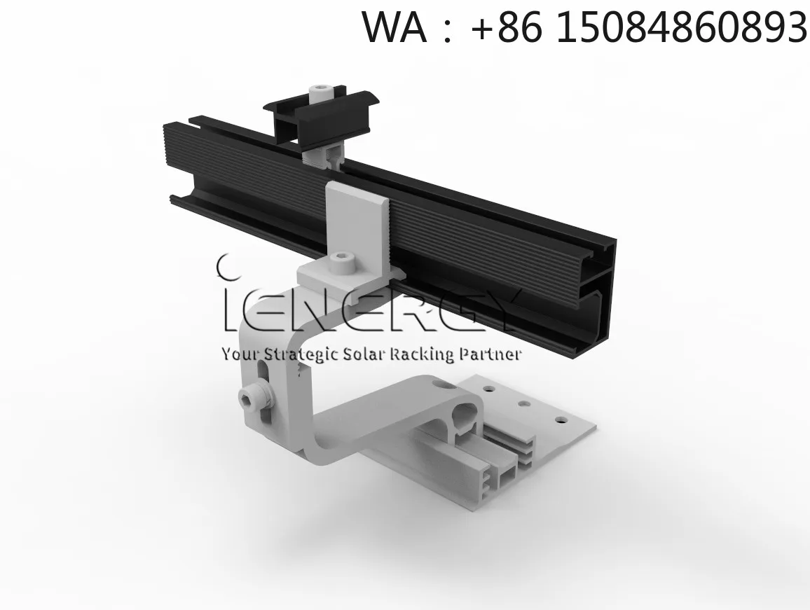 Aluminum Tile Roof Solar Hook Bracket, PV System Mount Accessories, Reliable Solar Energy Hardware Parts for Complete Solar Pane