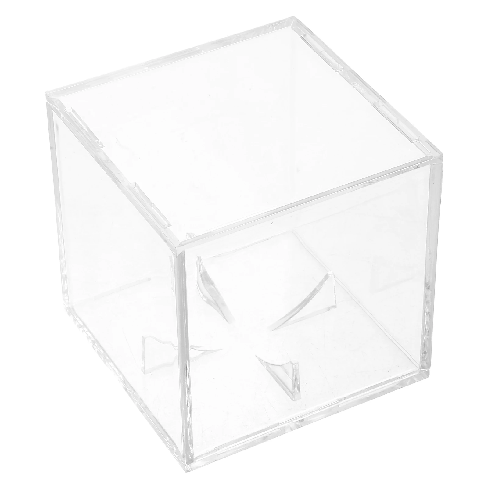 

Acrylic Storage Box Baseball Display Accessory Clear Stand Cube Case Holder Showcase Baseballs