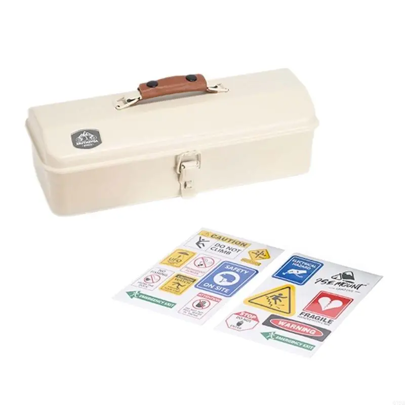 COLLE CARTICON MÉTAL PORTABLE Q39B avec autocollants amusants pour outil d'organisation en plein air
