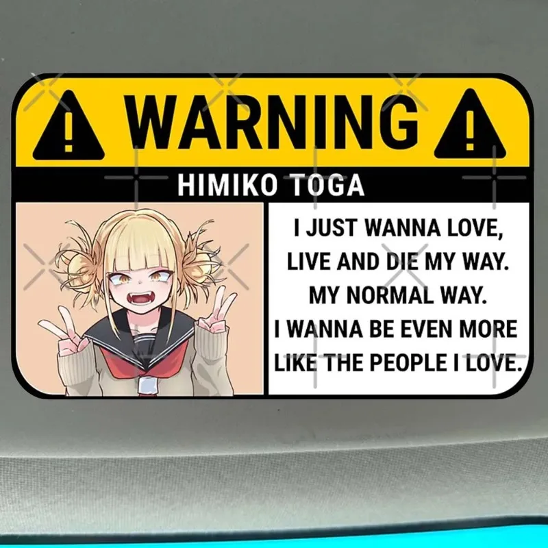 Humorous Personalized Car Warning Stickers, Custom Vinyl Decals in Multiple Sizes & Patterns