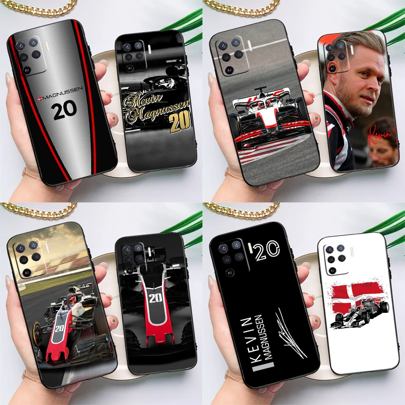 Kevin Magnussen F1 Case For OPPO A54 A74 A94 A52 A72 A83 A91 A93 A15 A16 A5 A9 A31 A53 A53S 2020 Back Cover