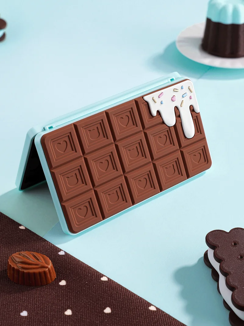 Geekshare Switch Game Card Case 24 Slots Large Capacity Chocolate Cartoon Dustproof Portable For Ns Oled Tf Memory Card - view 5