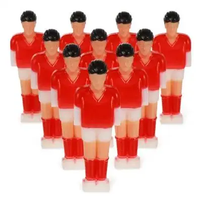 

11 pcs Humanoid Puppet Players Cute Tabletop Soccer Men Replacement For Football Machine Bright Durable Plastic Accessories