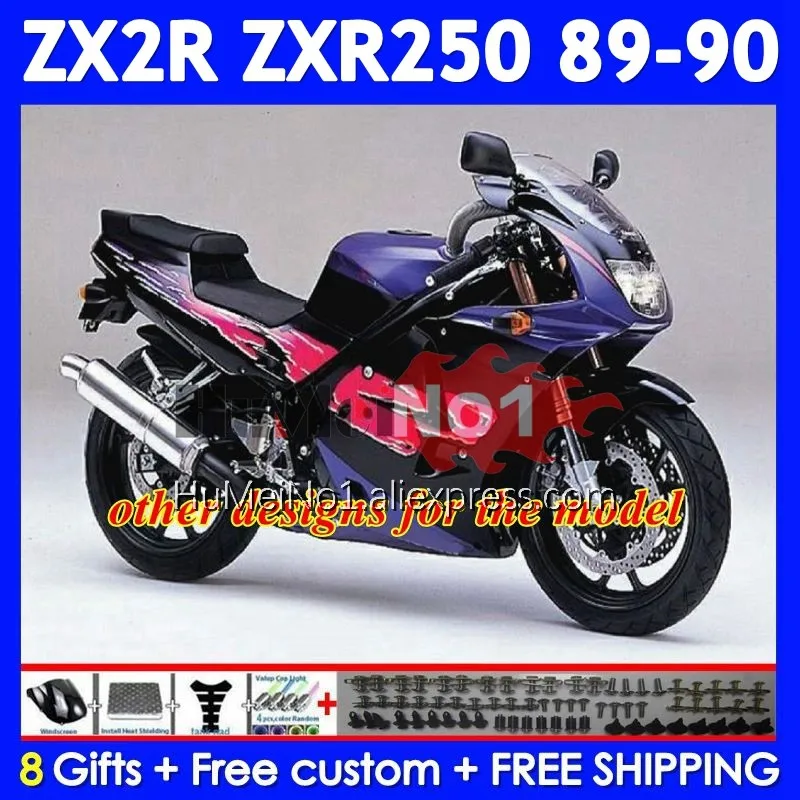 طقم هدية لكاواساكي نينجا ، ZX2R ، ZXR C ، 39no. 29 ، ZXR250 ، 89 ، 90 ، ZX 2R ، R250 ،