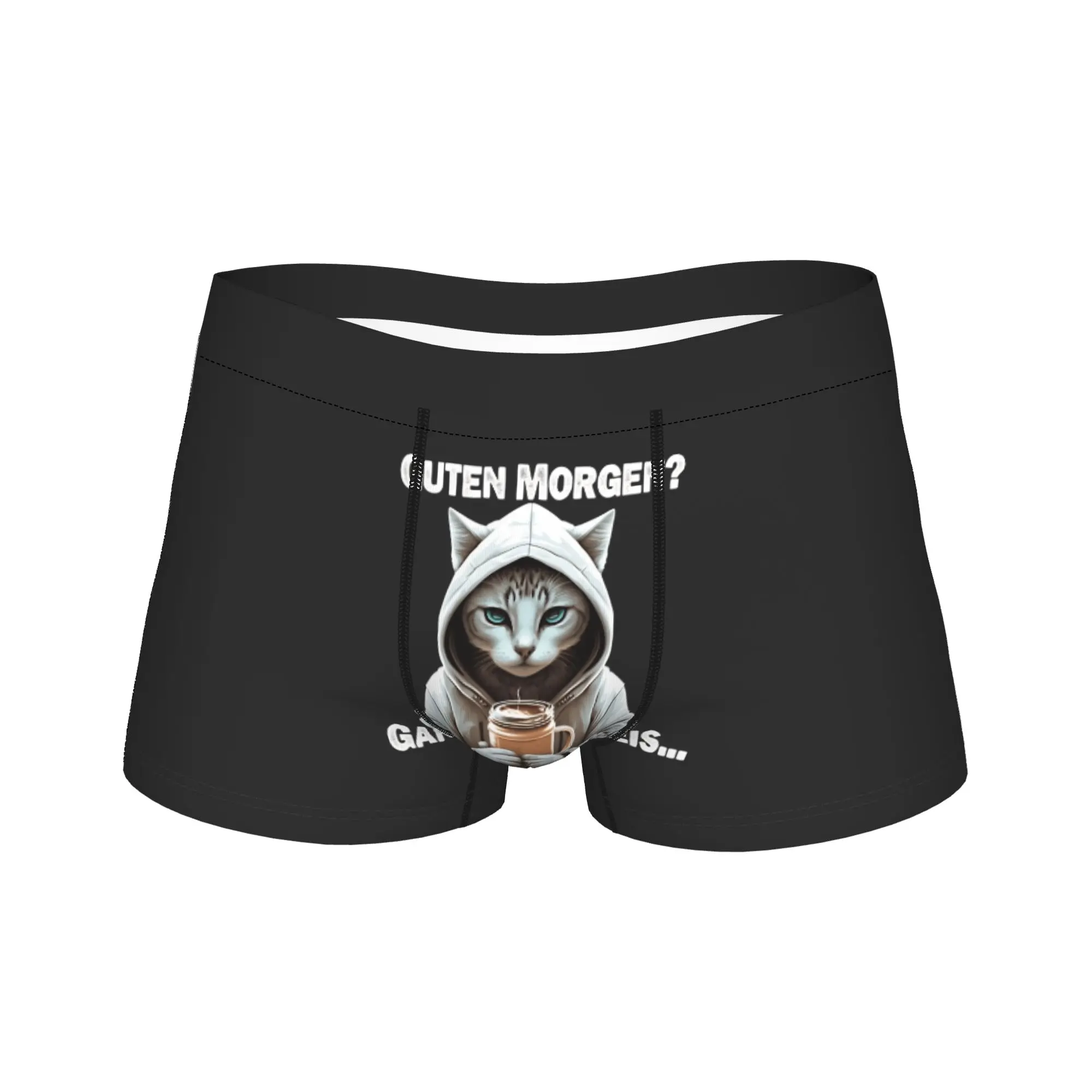 

Guten Morgen Ganz Dünnes Eis Underwear Funny German Print Boxer Shorts High Quality Men Underpants Comfortable Brief Gift Idea