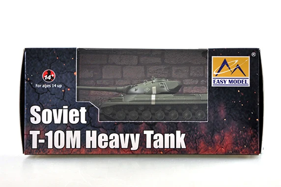 Easymodel 35175 1/72 Soviet T-10 Heavy Tank Finished Military Static Plastic Model Toy Collection Ornament or Gift