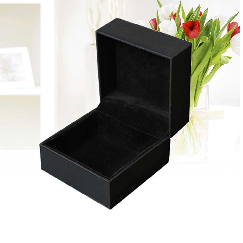 

PU Watch Box Professional Watch Display Box Jewelry Storage Organizer for Wrist Watches Clock (Size S, Black)