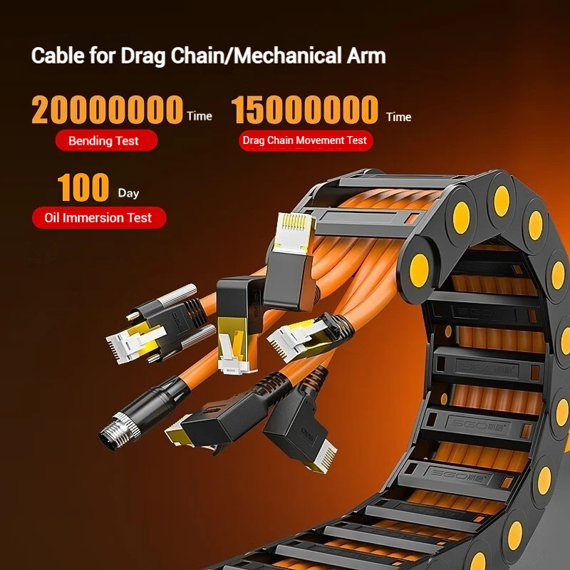 Right Angle CAT 8 Ethernet Cable Up Angle 90 Degree Cat 8 RJ45 Network Connector 40Gbps 2000MHz Internet Cable Patch Cords
