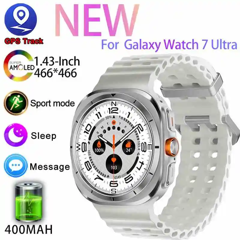 

New For Samsung Galaxy Watch 7 Classic Smart Watch Men Women HD AMOLED Voice Call NFC GPS Tracker Sport Galaxy 6 Upgraded Watch