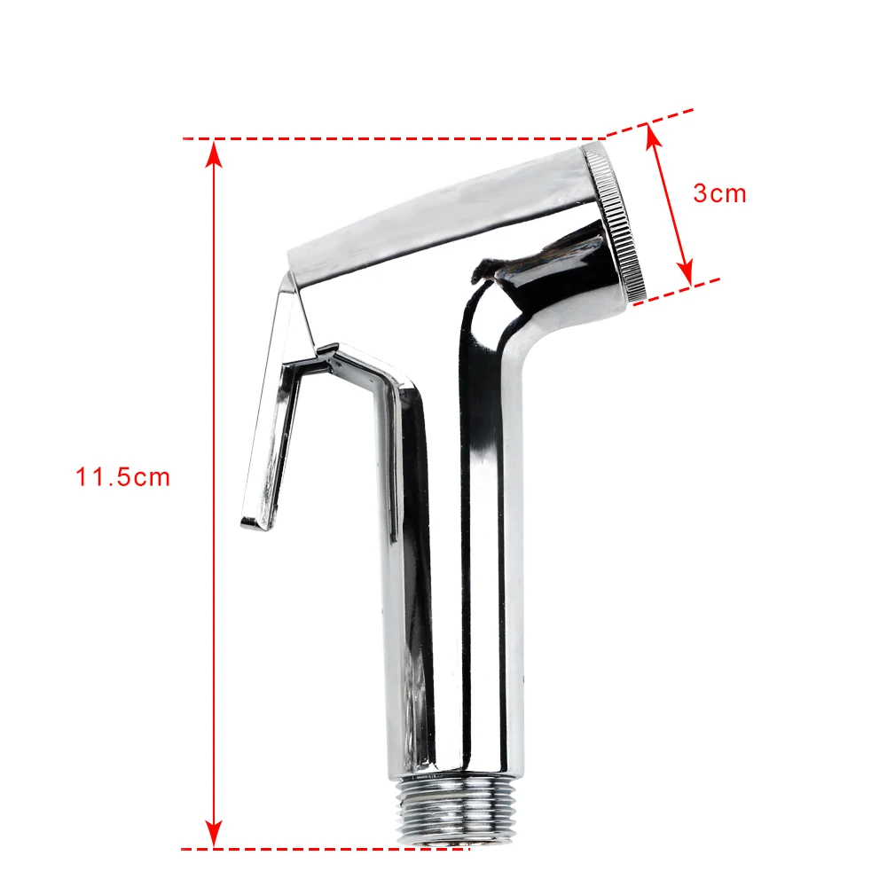 With Telephone Shower Hose Shower Head Nozzle Spray Gun Portable Handheld Bidet Toilet Sprayer Bathroom Cleaning Tools