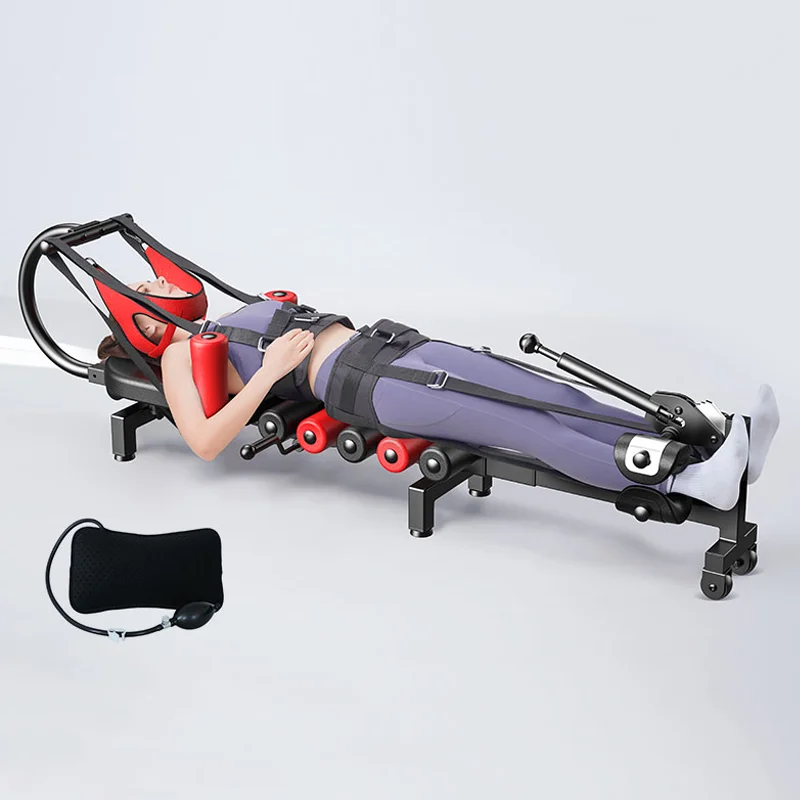 Luxury Version Lumbar Spine Stretcher, Spinal Traction Bed, Inverted Machine, Home Soothing Bed