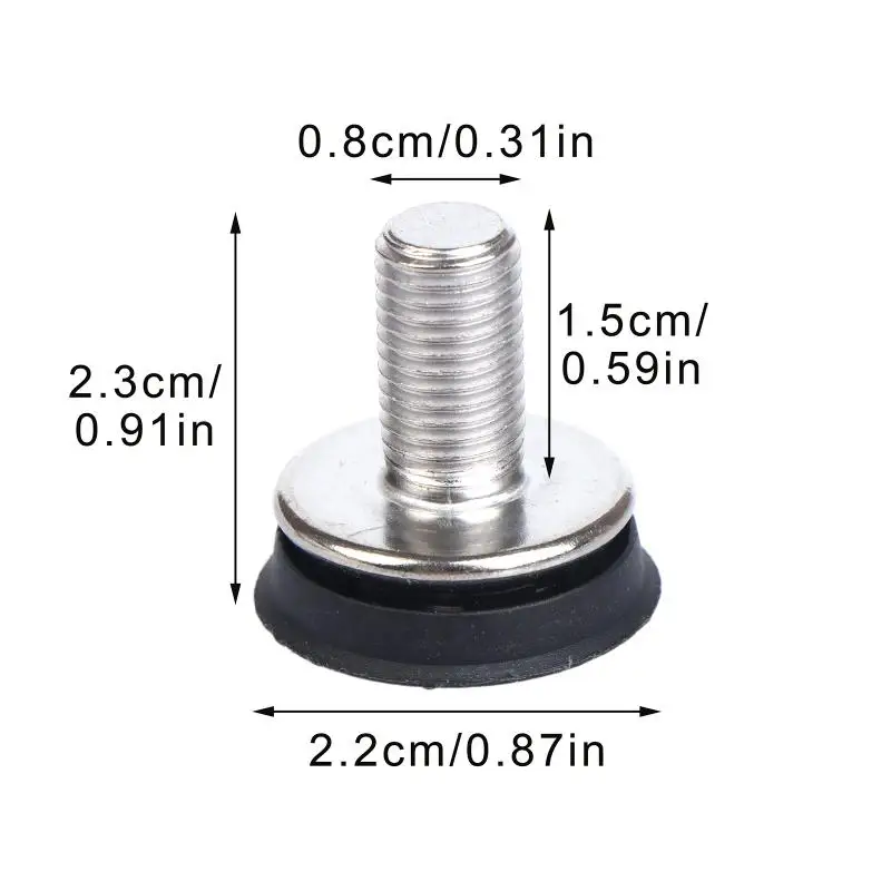 طقم تصليح مسامير المحور السفلي للدراجات الداخلي M8 مسامير سداسية، 2/5/10 قطعة براغي