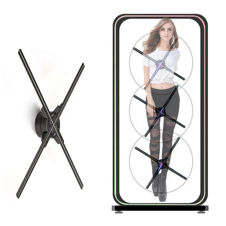 New Arrival 3D Holographic Display Fan 65cm 3D Hologram Projector for Advertising and Education OEM Supplier