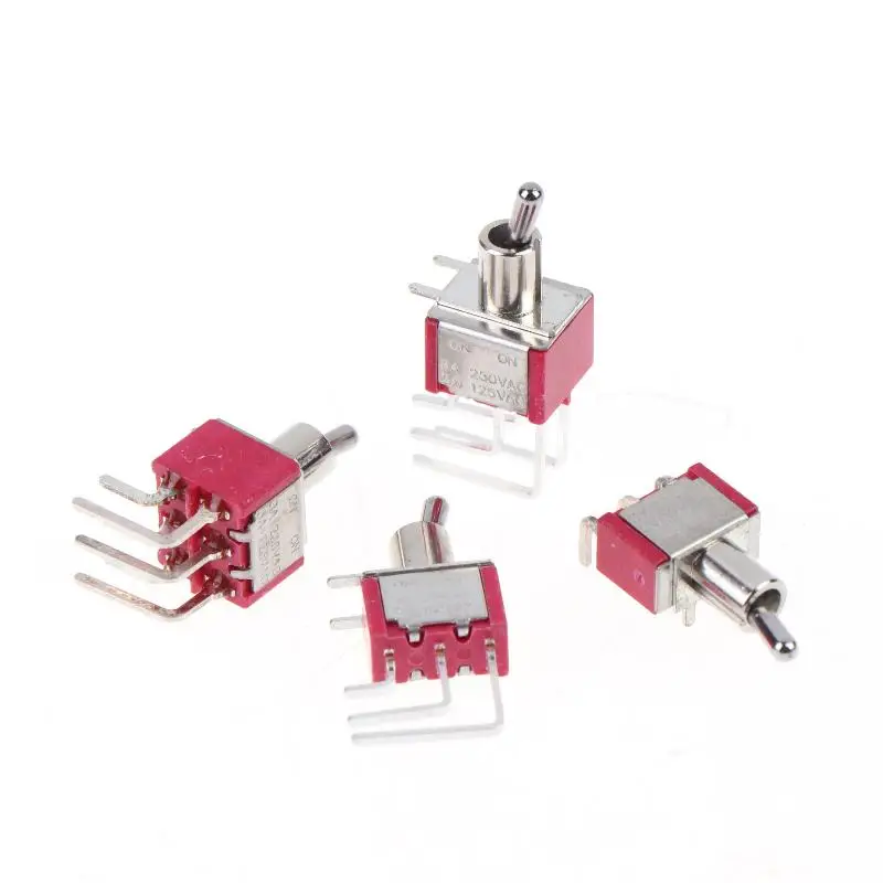 Salecome T80‑T Toggle Switch 1 PCS T8019 8021 8301L Vertical Right Angle PC Thru‑hole Terminal 3A Rating