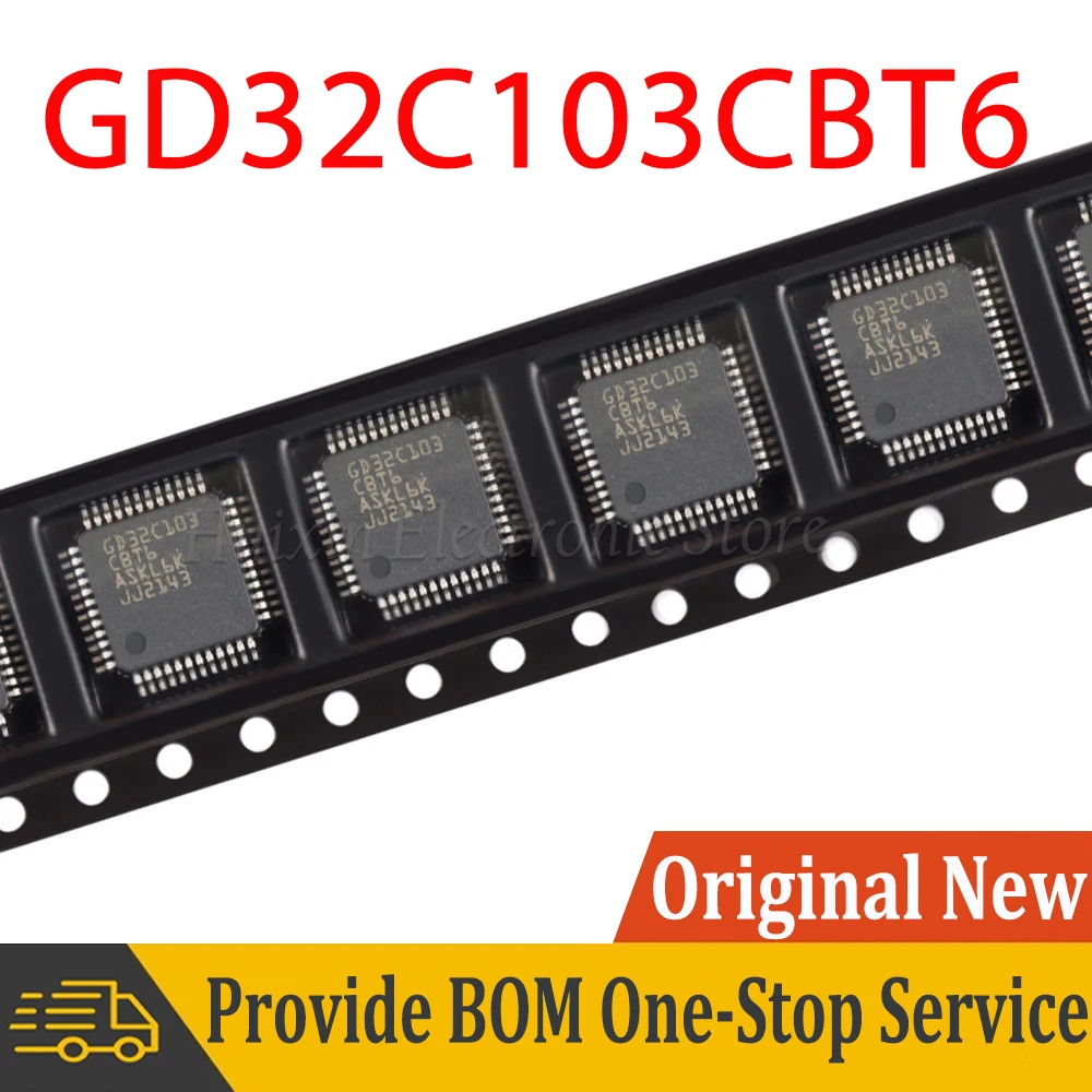 

GD32C103CBT6 GD32C103 32C103CBT6 LQFP-48 LQFP48 Cortex-M23 32-bit Microcontroller MCU IC Controller Chip New Original