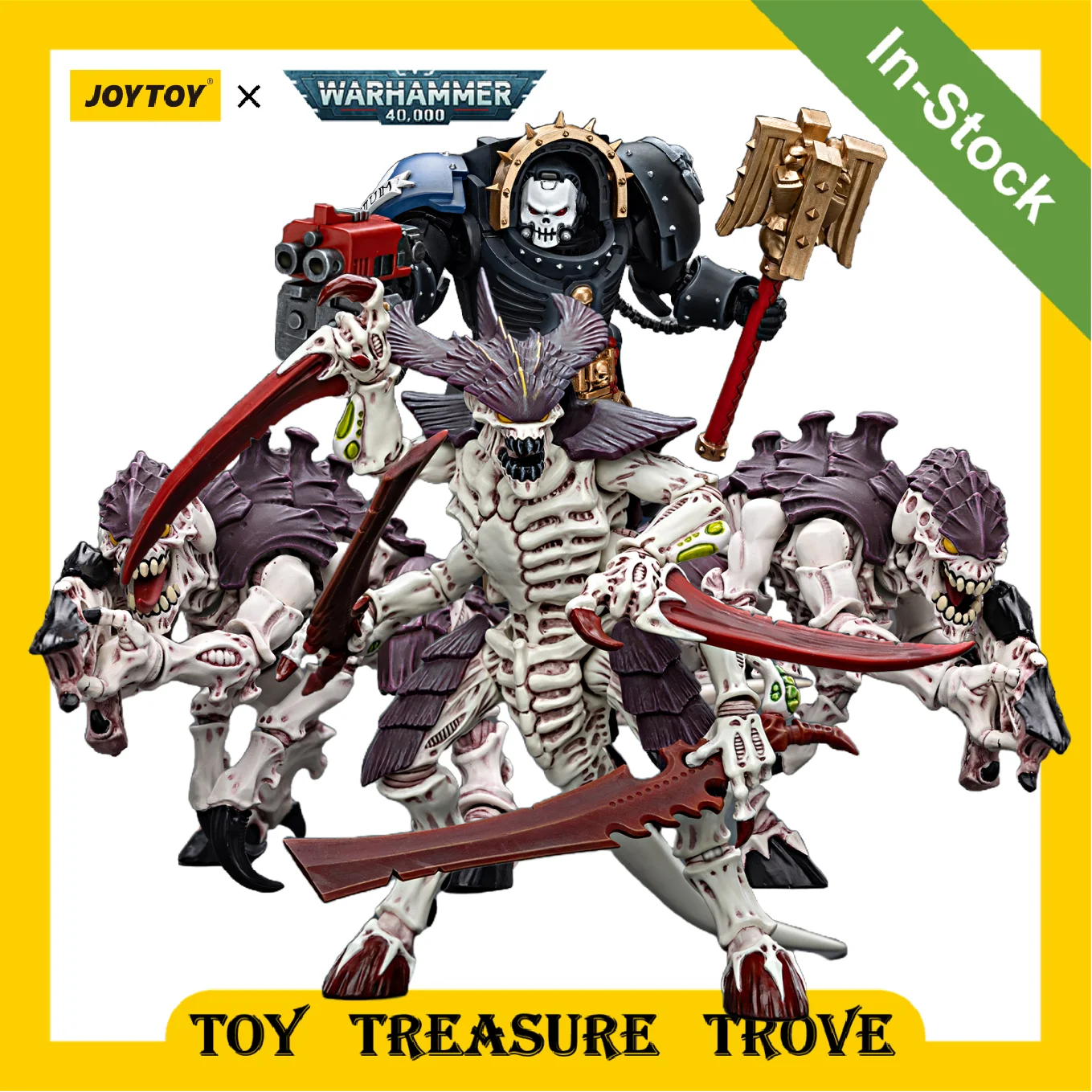 

[In-Stock] JOYTOY Warhammer 40k Action Figure Tyranids Hive Fleet Leviathan Tyranid Warrior Termagant Ultramarines Terminator
