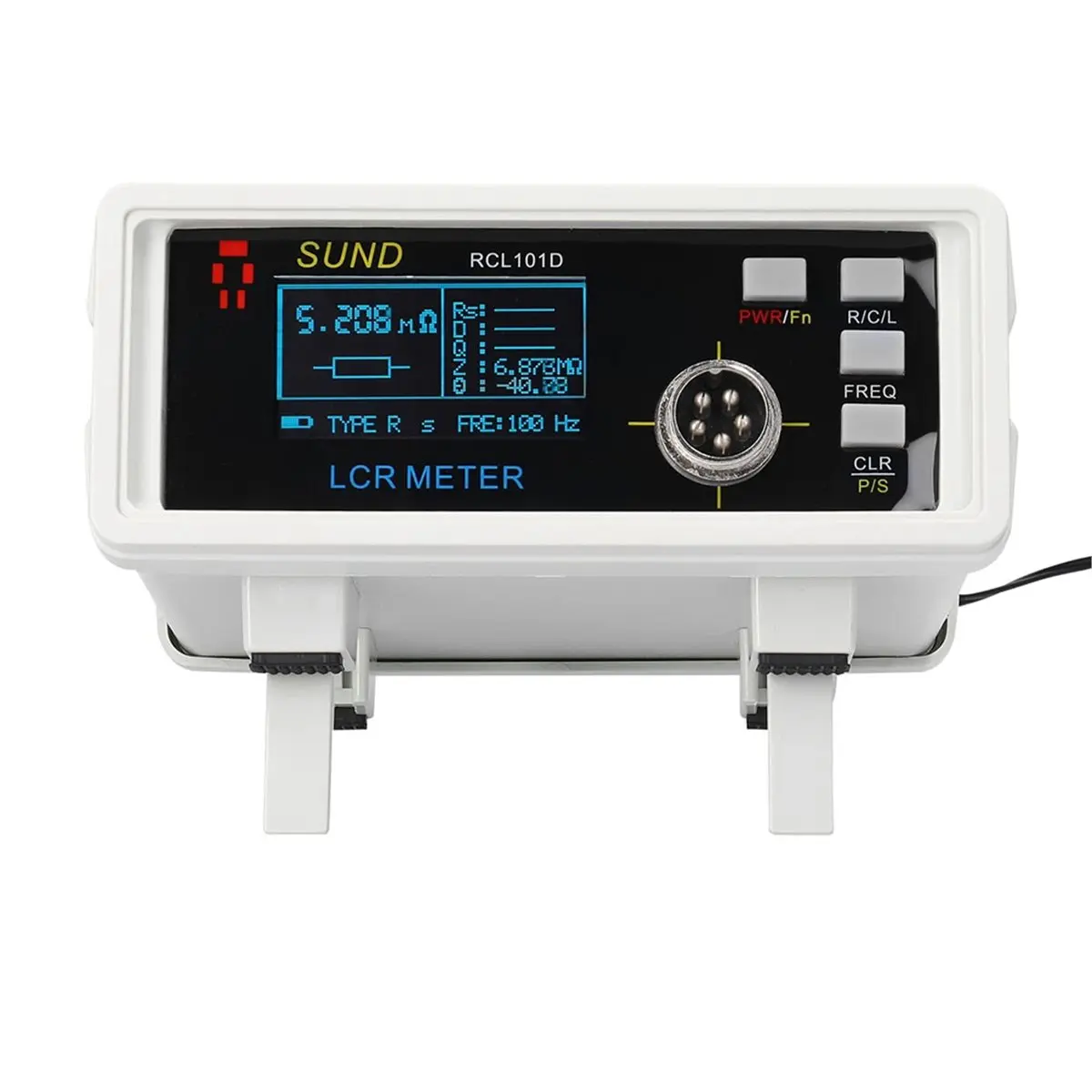 2026 New RCL101D Digital Bridge: High- Meter with Auto-Ranging, Multi-Freq (100Hz/10kHz) & Dual Modes EU-PLUG