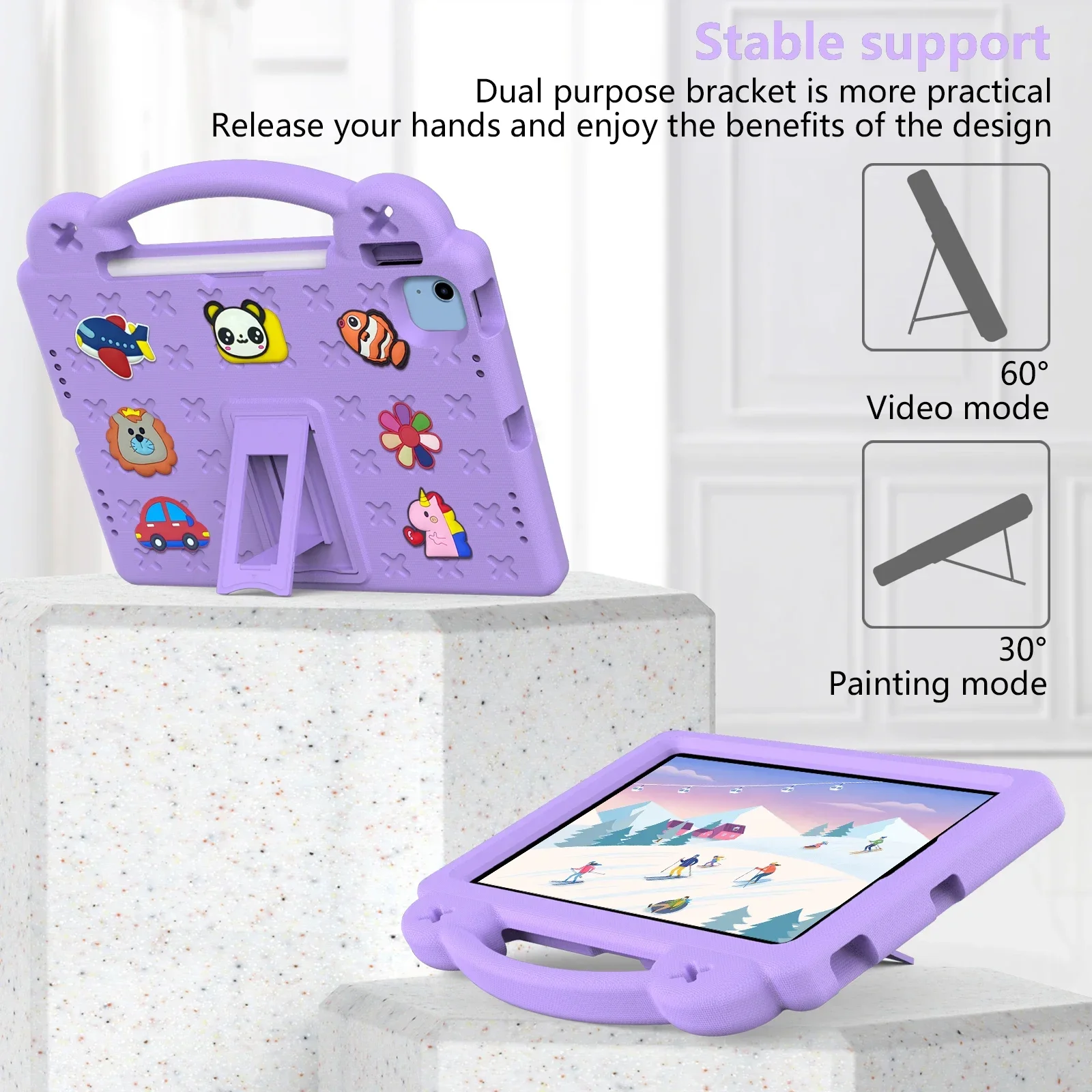 For iPad Air 4 2020 A2072 A2316 A2324 A2325 Air 5 2022 A2588 A2589 A2591 10.9 inch Case Kids Funda EVA Tablet Shockproof Cover