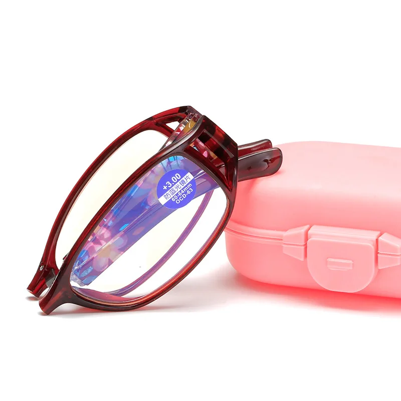 Tragbare Falten Lesebrille Männer Frauen Multifokale Bifokale Gläser Alte Auge In Der Nähe Von Weit Progressive Presbyopie Brillen Keine Fall – Detail 11