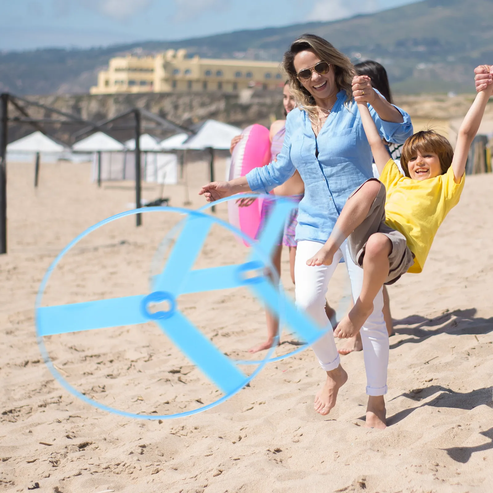 10Pcs Flying Disc Pull String Fun Outdoor Game Kids Plaything Durable Safe Gift for Children Pull String Flying Saucer