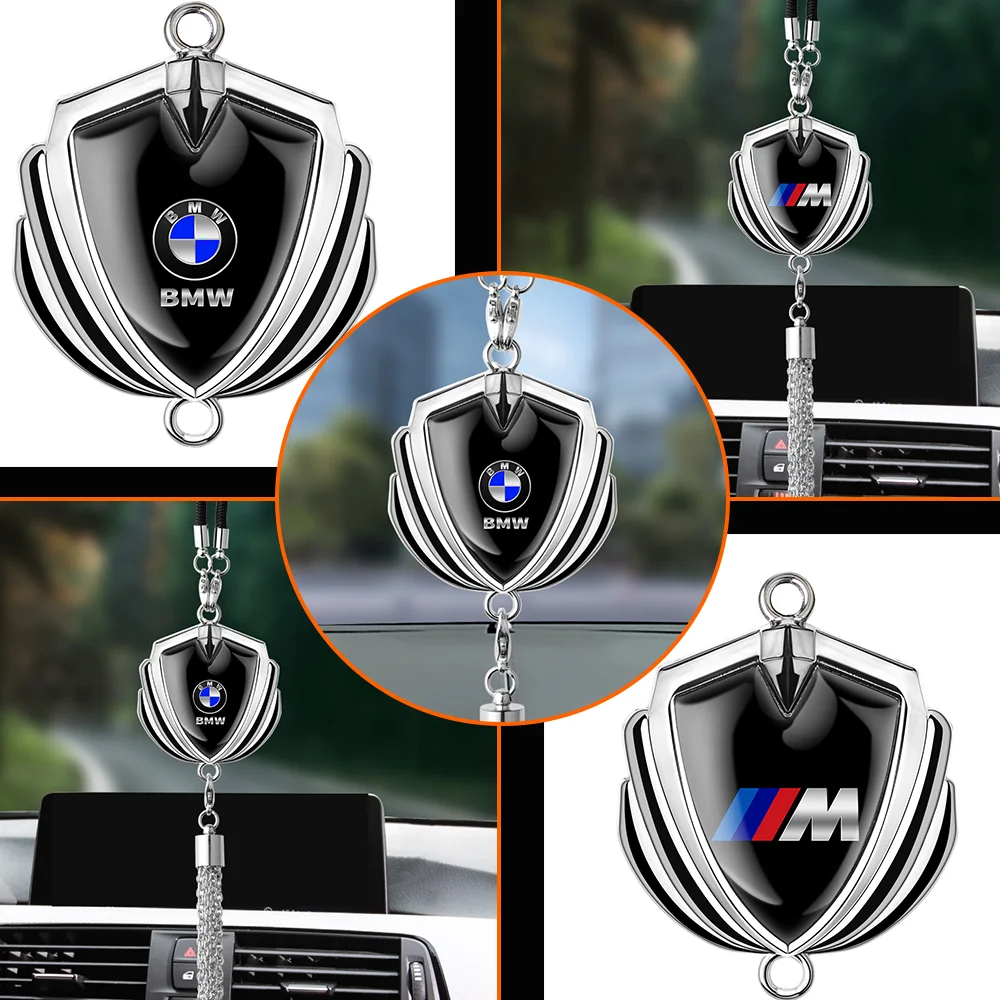 1pcs Car Interior Pendant Auto Rearview Mirror Ornaments Birthday Gift Auto Decoration For BMW M E46 E90 E60 F30 E39 Accessories