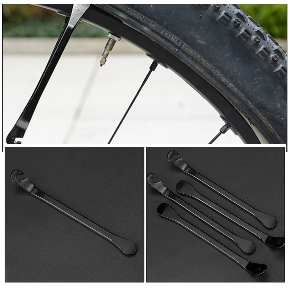 

5Pcs Bike Tire Lever Steel Sturdy Tire Fixing Tool Portable Bicycle Repair Pry Bar for Mountain Road Bikes Bike Tyre Lever