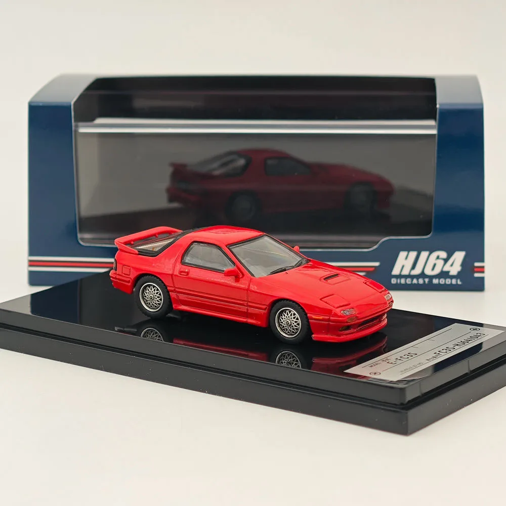 1/64 Hobby Japan RX-7 (FC3S) Winning Limited red HJ641043WR Diecast Models Car Collection Auto Toys Gift