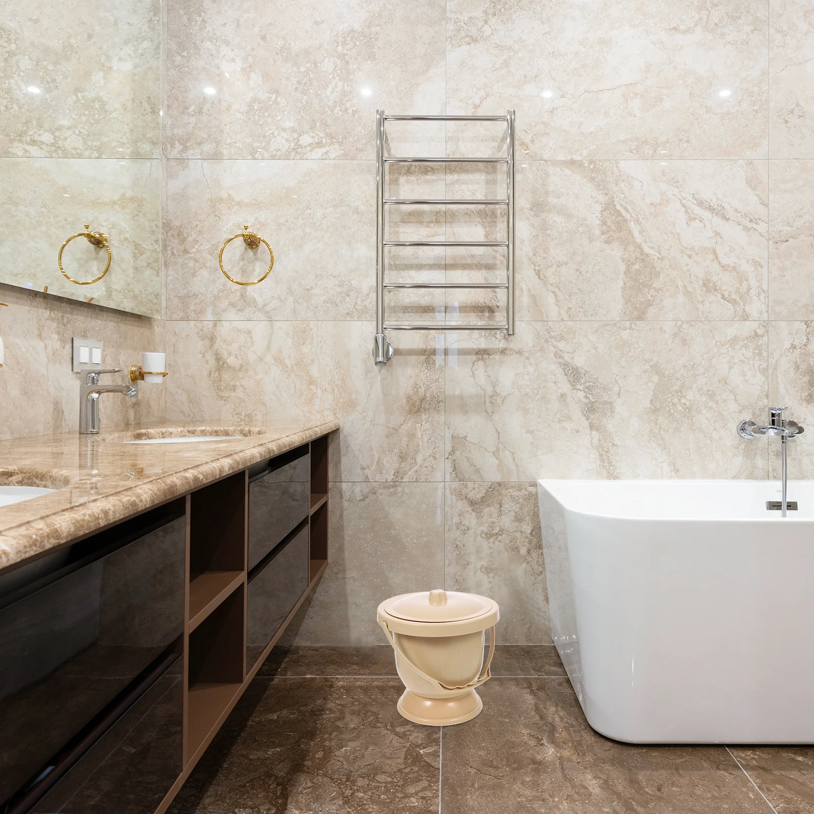 

1 шт., пластиковая плювательница, прочный герметичный горшок для мочи, портативное ночное судно, домашний портативный писсуар, ведро, горшок для взрослых, горшок