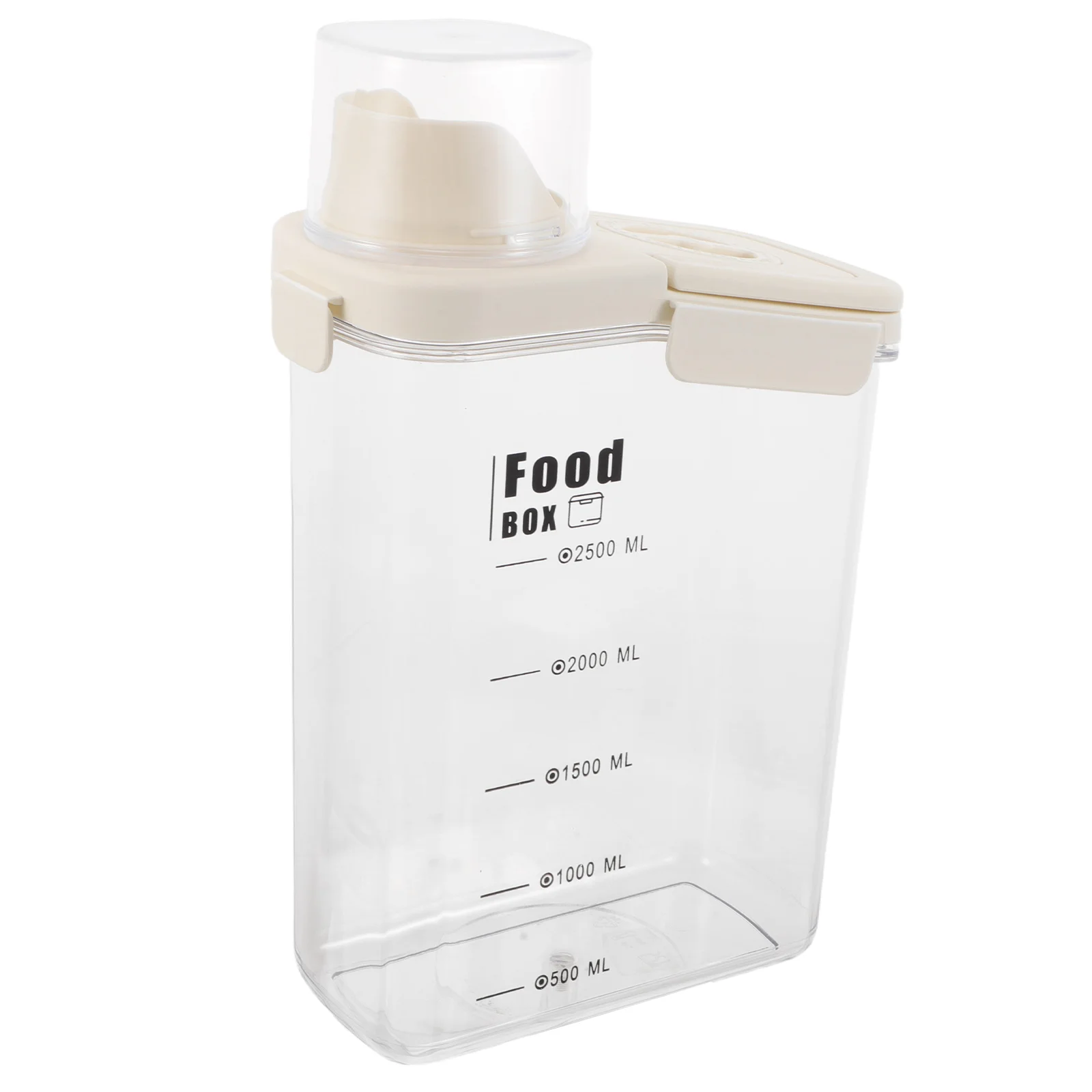 

Transparent Sealed Grain Storage Tank Cereal Dispenser Countertop Containers for Household Rice